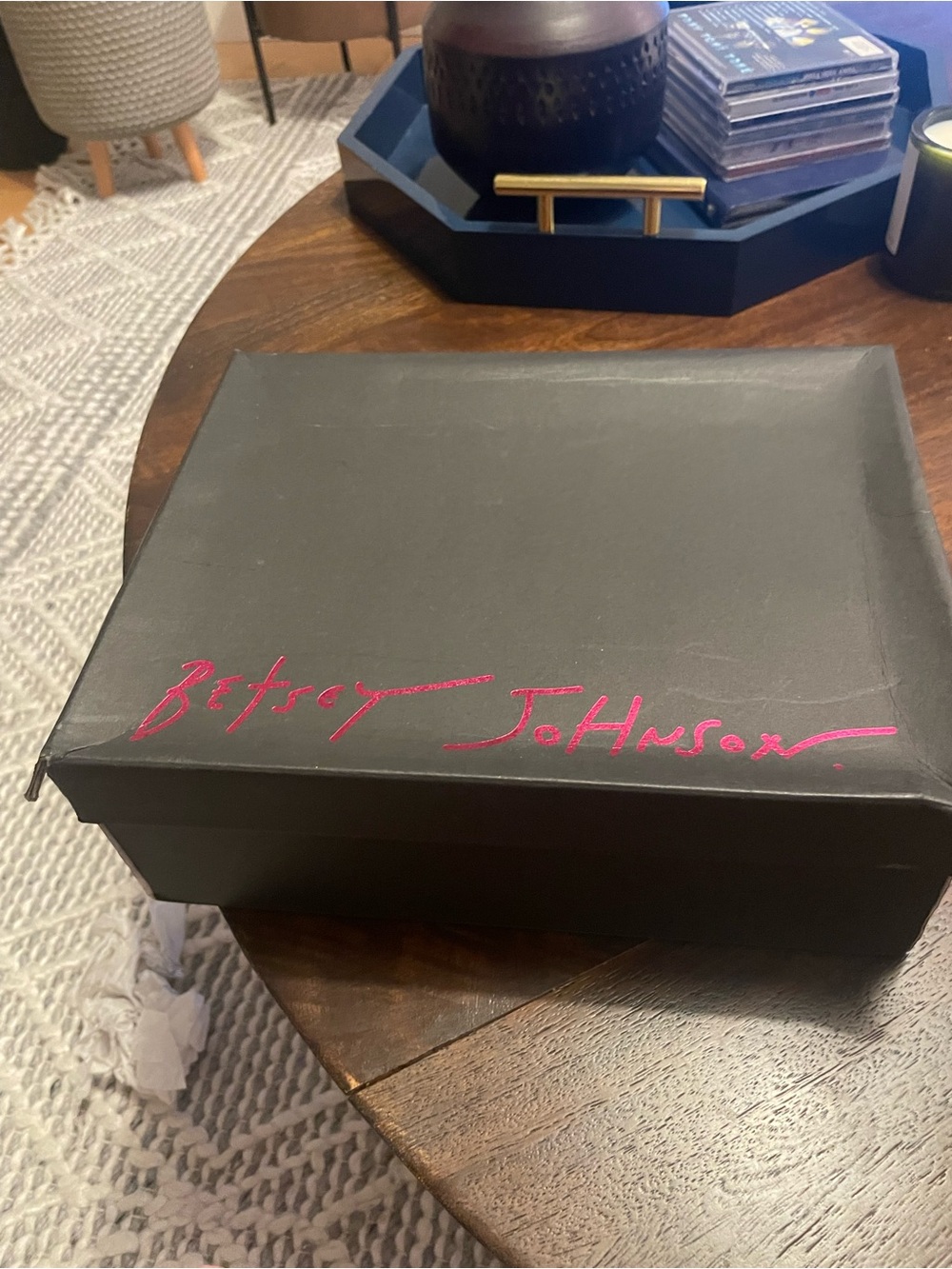 Betsey Johnson Teal “Brodie” clear Ankle-Strap Heels with Crystals, size 6.5 - Picture 7 of 15